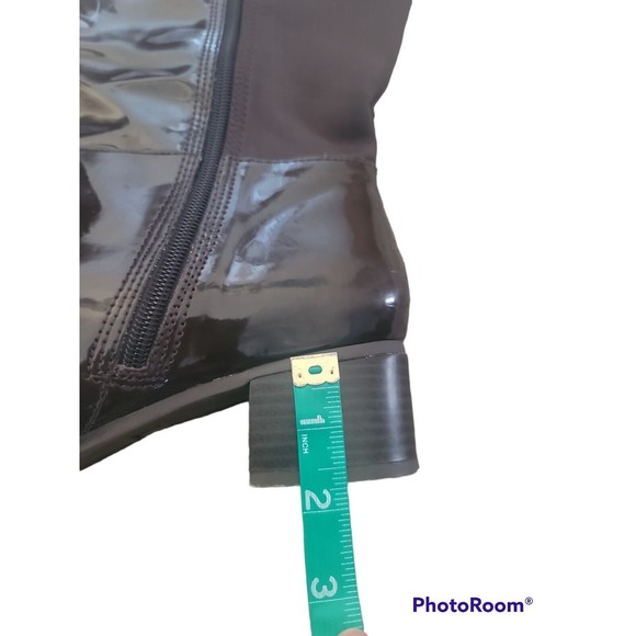 Cloudwalkers Jaime Mixed Media Knee High Tall Boots Brown Size 8.5W zip up low - Picture 4 of 6